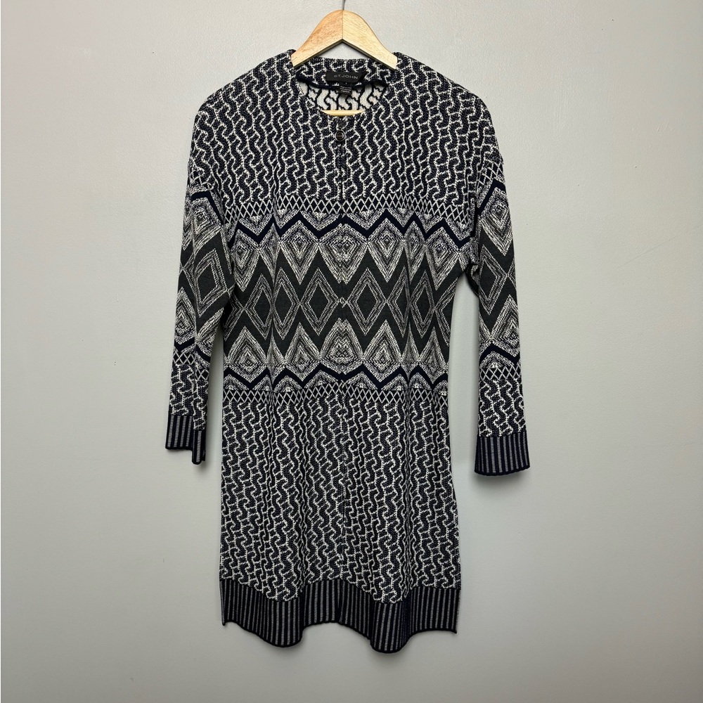 St. John Full Zip Dress‎ Cardigan Sweater Size P (Small)